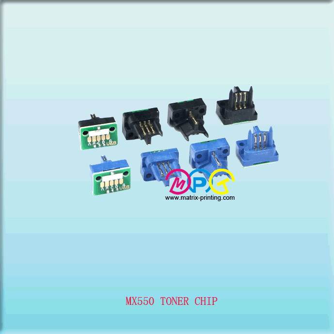 MX550 TONER CHIP