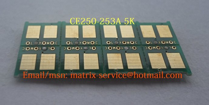 HP CE250A-253A cartridge chip
